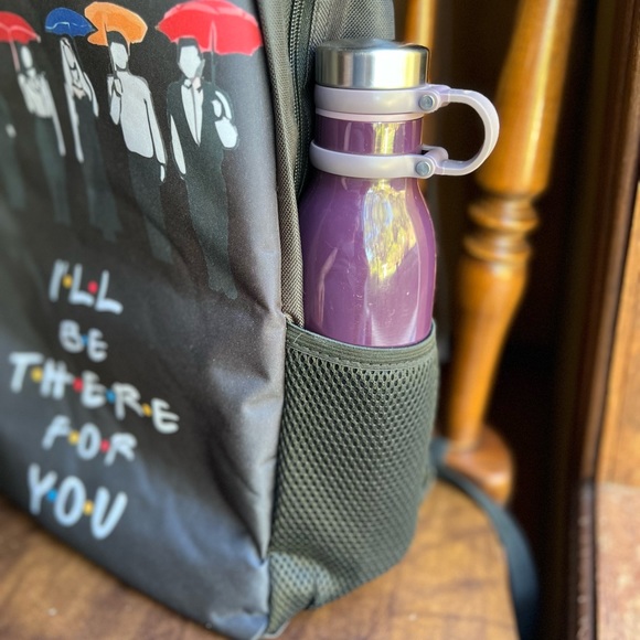 Black canvas, Friends Backpack. - Picture 9 of 10